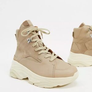 & Other Stories chunky sole sneakers in beige